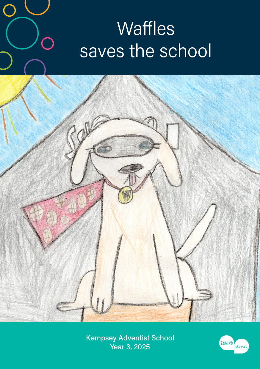 Waffles saves the school