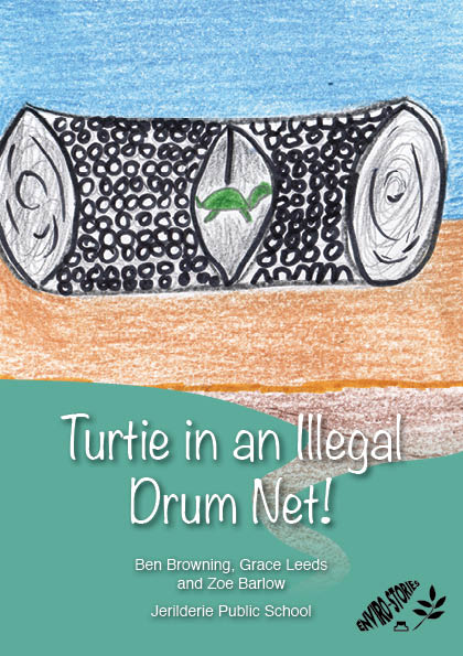 Turtie in the Illegal Drum Net!